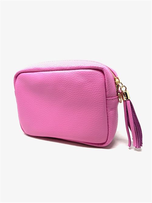 Borsa con nappina e cerniera IL LACCIO | VP891000PELLEROSA